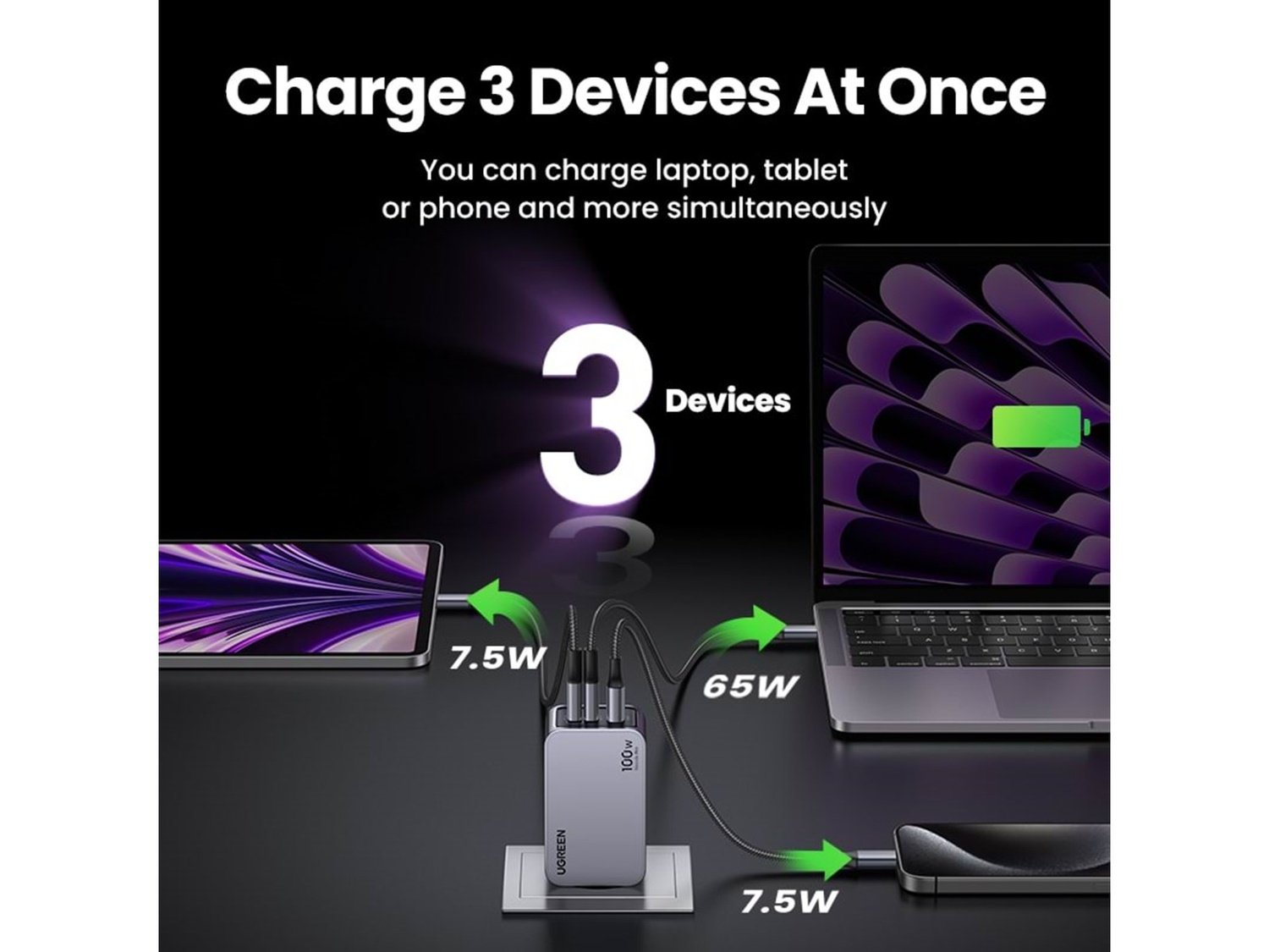 UGREEN Nexode X USB C Lader 100W