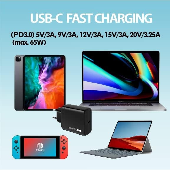 NÖRDIC Vegglader USB-C PD65W Nano