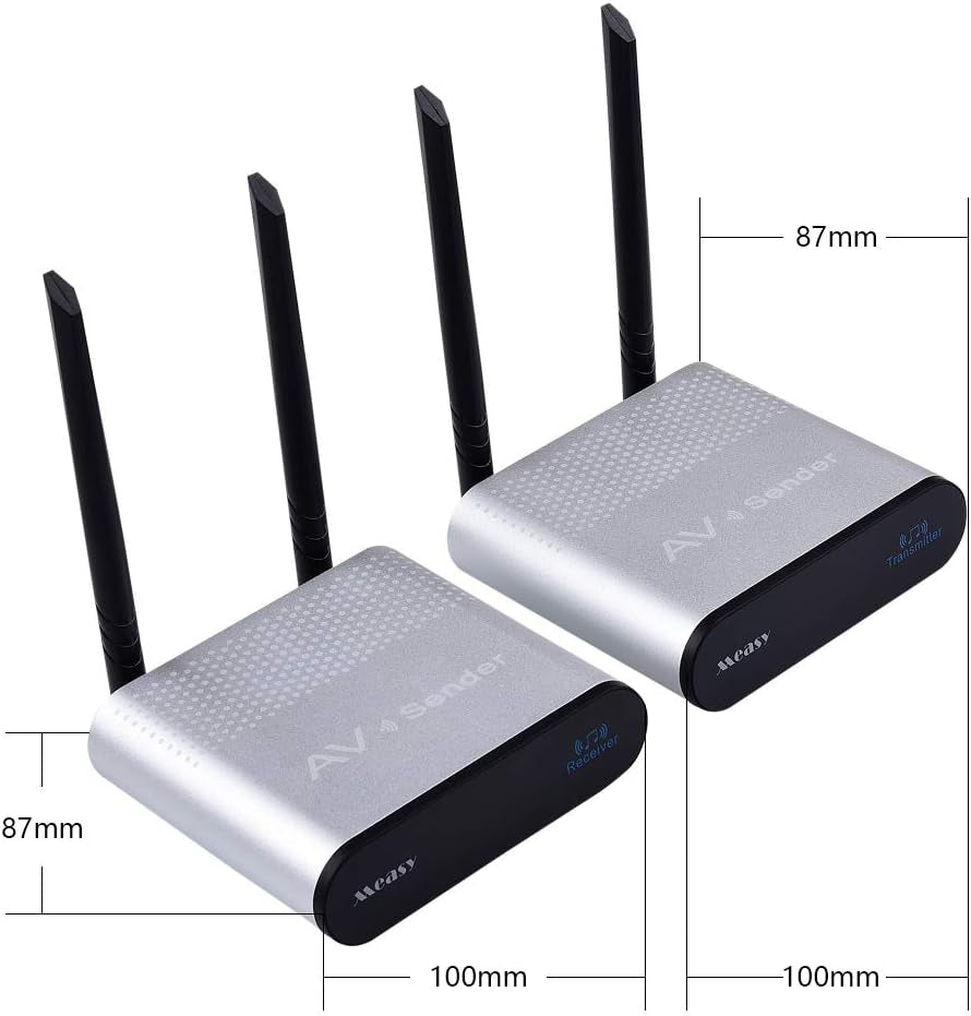 Trådløs digital lydsender og mottaker – adapter for HiFi-hjemmekinoanlegg, høyttalere, forsterker, mobiltelefon, TV, MP3 og hodetelefoner.