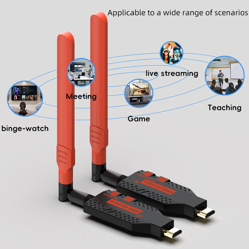 NÖRDIC Trådløs HDMI-forlenger Sender & Mottaker 150m, 1080P@60Hz Full HD, 5G Plug & Play
