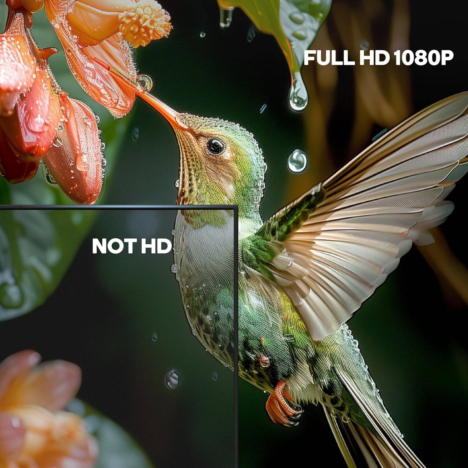 NÖRDIC Trådløs HDMI-sender og Mottaker, 1080P Full HD Trådløst Video-overføringssystem med Loop Out, 400m