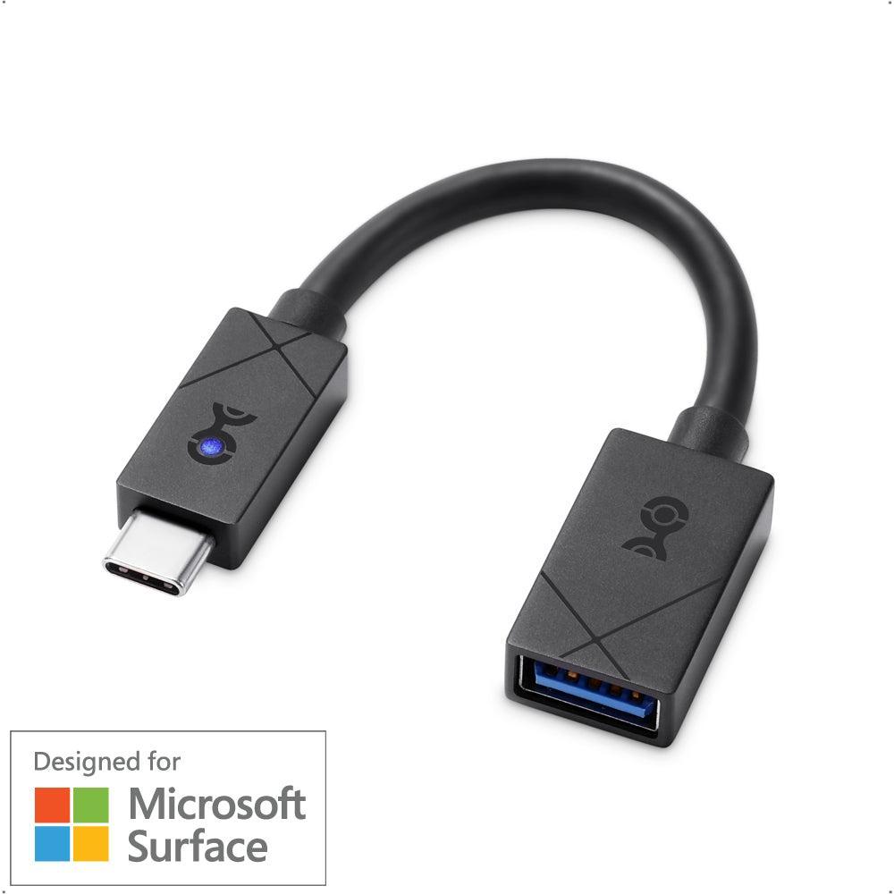 Cable Matters USB-C til USB-A 3.2 Gen1-adapter 5 Gbps Designet for Microsoft Surface kompatibel med Thunderbolt 4 og 3