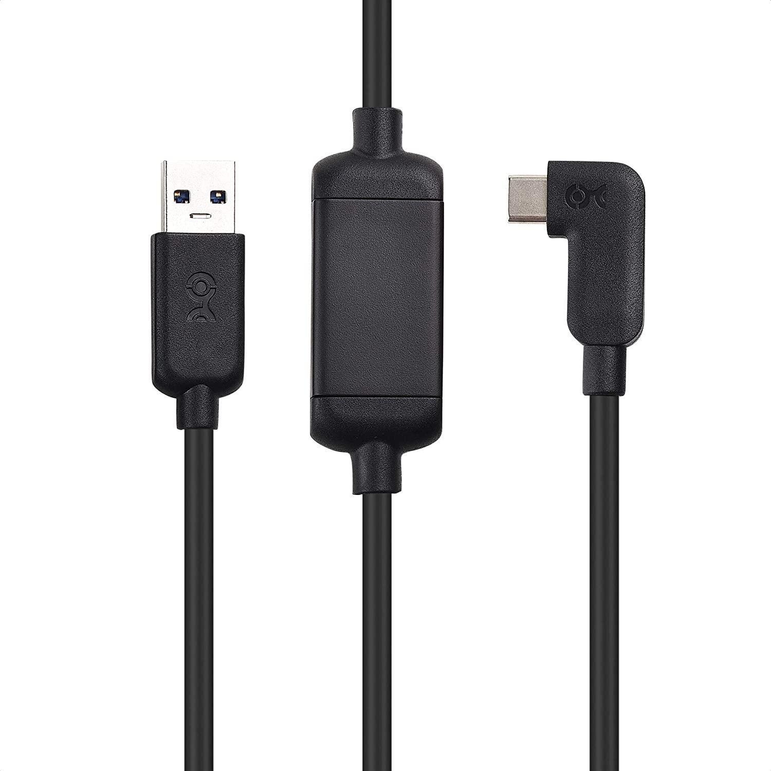 Cable Matters aktiv 7,5 m USB-C til USB-A VR Link-kabel for Oculus Quest 2 USB3.2 Gen1 5 Gbps 3A Super Speed VR Link-kabel