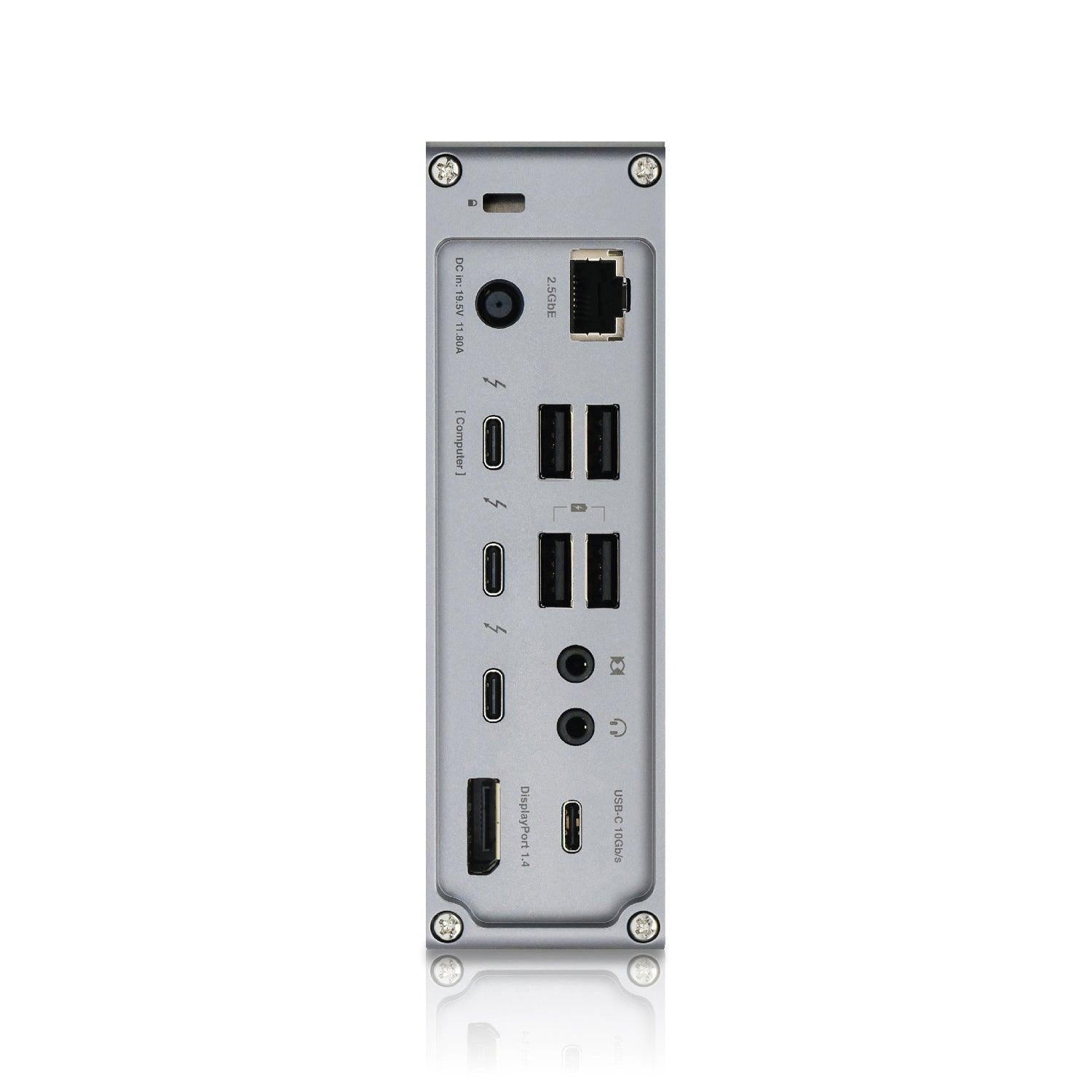 CalDigit TS4 1 til 18 USB-C-dokkingstasjon kompatibel med Thunderbolt 4 og 3, USB4-støtte for M1 og M2