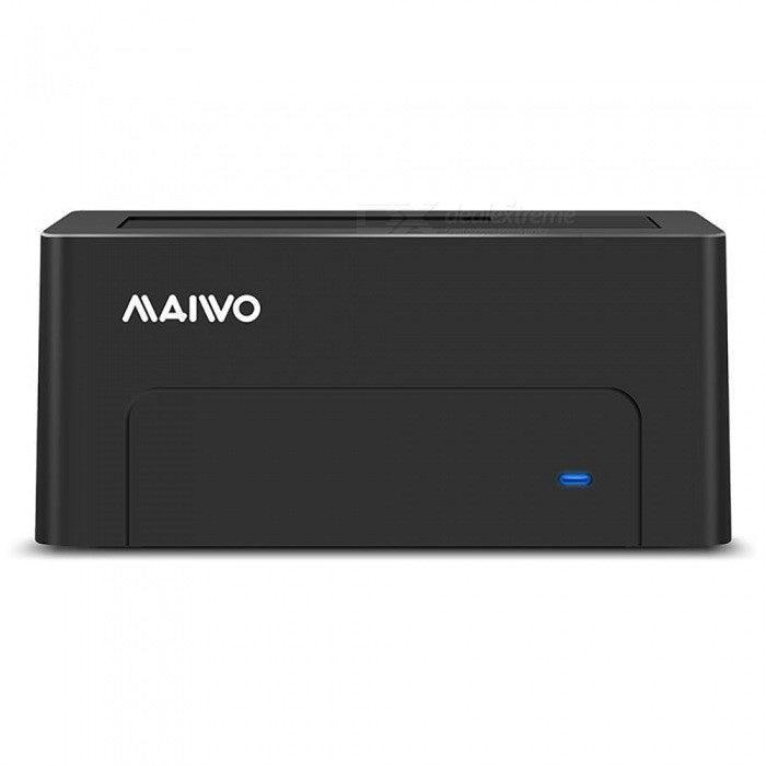 Maiwo K308C USB C 3.1 Gen2 10Gbps Docking Station for 1 2.5 3,5 SATA HDD SSD Opptil 14TB med støtte for Uasp, Støtte for Sataiii 6Gbps