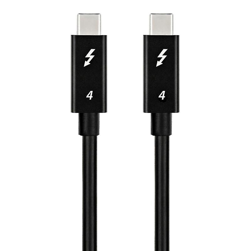 NÖRDIC 1,5 m Thunderbolt4 USB-C kabel 40Gbps 100W lader 8K video kompatibel med USB 4 og Thunderbolt 3