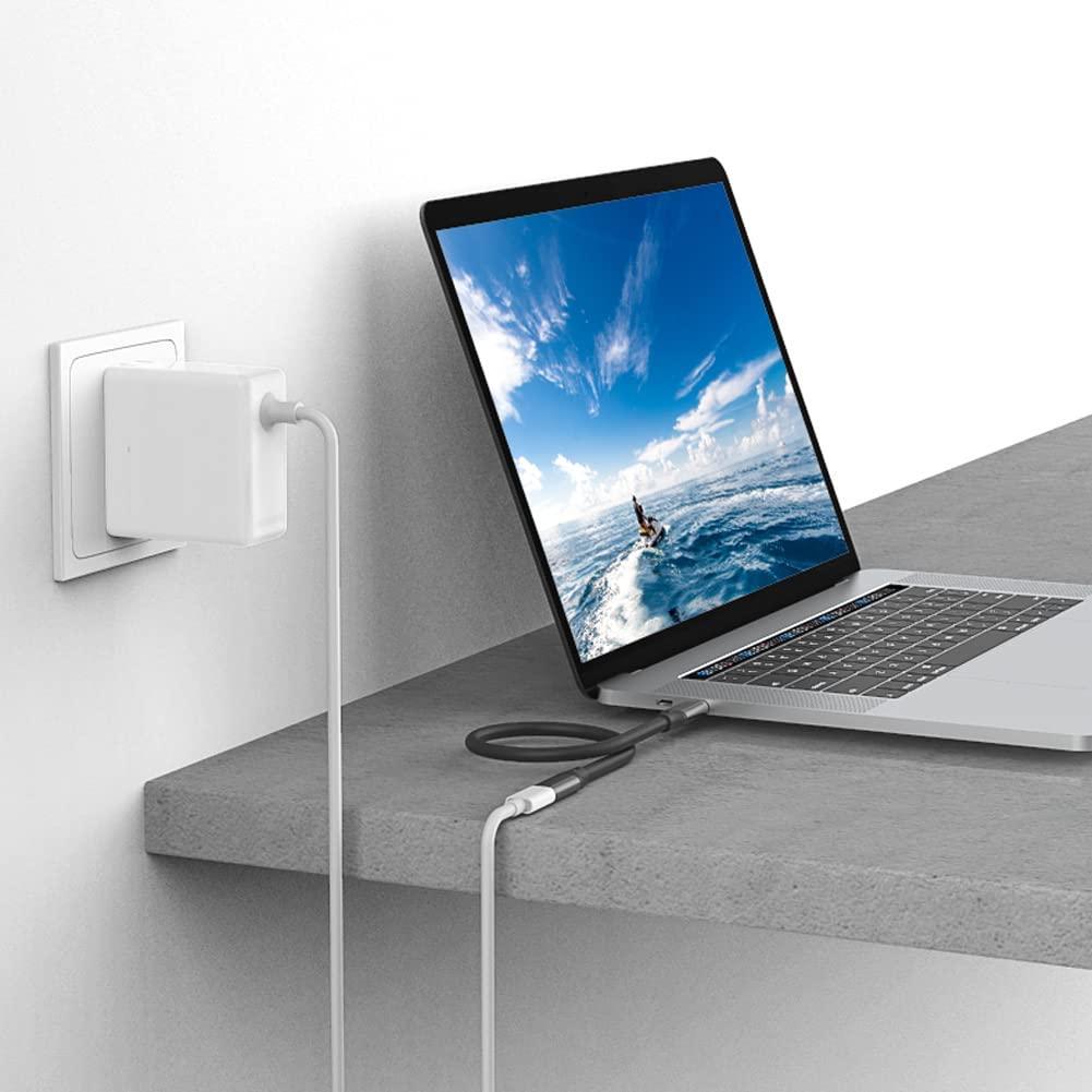 NÖRDIC 1,5m USB2.0 USB-C ha til C ho skjøtekabel 2,4A 480Mbps 12W