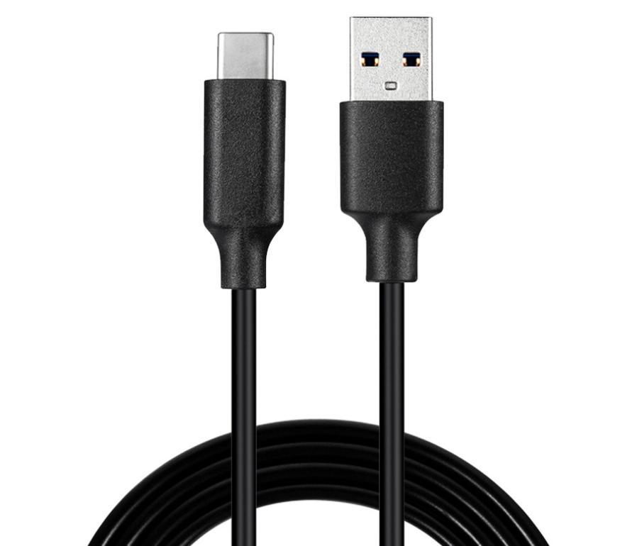NÖRDIC 2M USB C 2.0 til USB A Cable 480Mbps Black