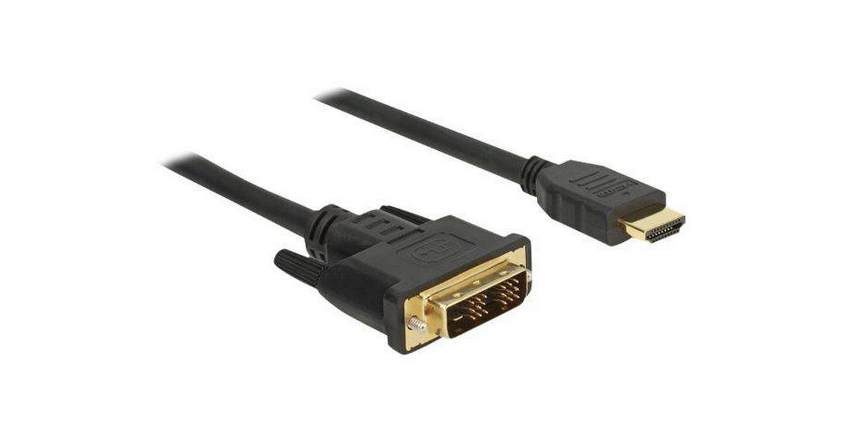 NÖRDIC 3M kabel HDMI Høy hastighet til DVI-D Single Link 18 + 1 Oppløsning 1920x1200 60Hz 5.1gbps Ren kobber 99,99%