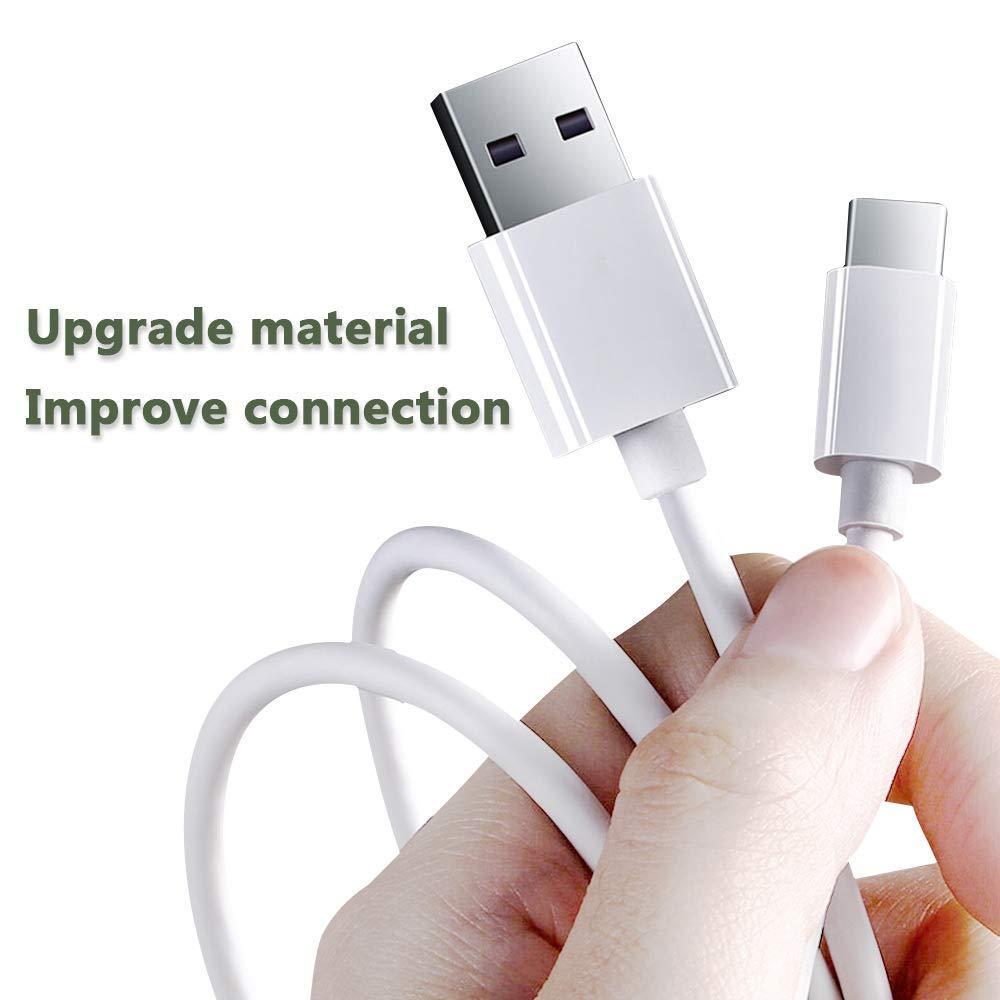 NÖRDIC 3m USB C 2.0 til USB A-kabel 480Mbps hvit