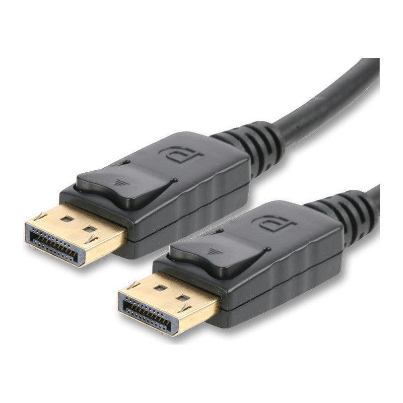 NÖRDIC 50cm DisplayPort til DisplayPort Cable Ver 1.2 UHD 4Kx2K i 60Hz 21.6gbps Dobbeltsskjermet rent kobber 99,99%