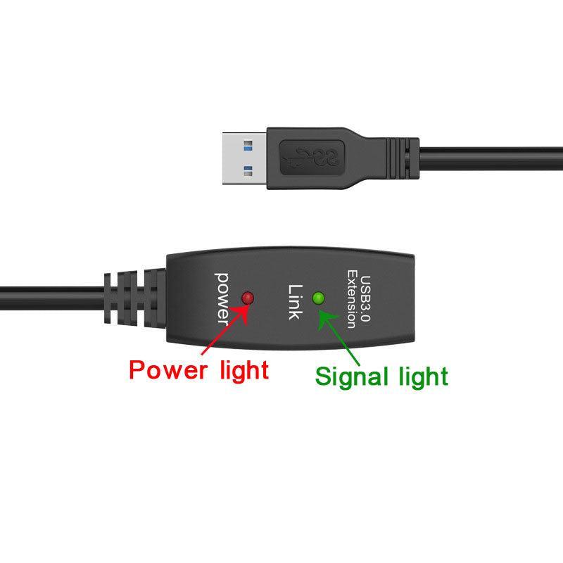 NÖRDIC Active 10M USB3.1 Forlengelseskabel 5GBPSEXtension USB En mann til Kvinne for Xbox, PS5, Oculus, Skriver, Skanner, PlayStation, VR