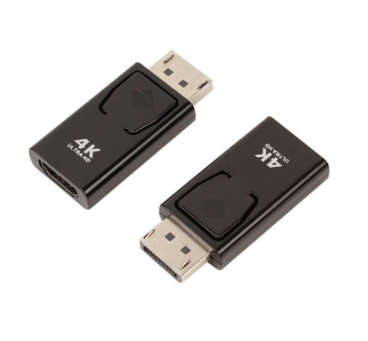 NÖRDIC Adapter DisplayPort 1.2 Mann til HDMI Hona 4K 30Hz Svart