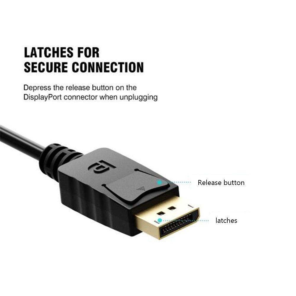 NÖRDIC DisplayPort må HDMI Ho Adapter 4Kx2K i 30Hz 4.96gbps Forgylt Kontakter 20cm