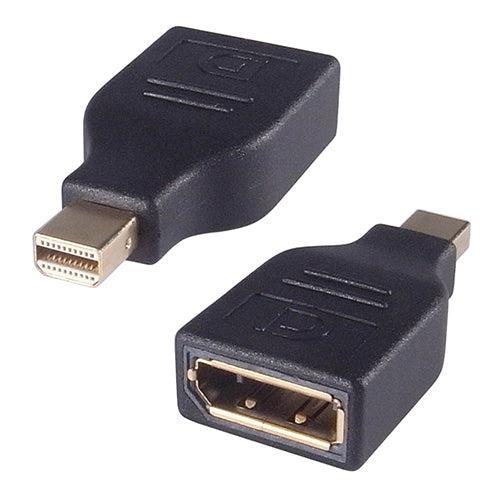 NÖRDIC Mini DisplayPort til DisplayPort Adapter UHD 4K i 30Hz 21.6Gbps Gullbelagte kontakter