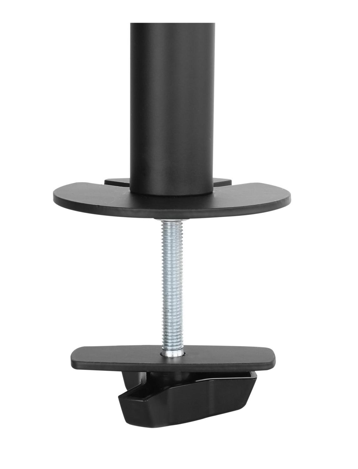 NÖRDIC Monitorarm Table Bracket for 1 Monitor 13-32 med Justerbar høyde Rotatbar og vippbar, Stål, Svart, Skjermbrakett VESA 75 og 100