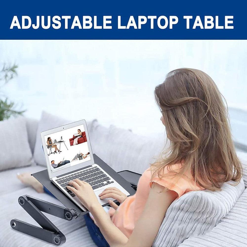NÖRDIC Notebook Holder Folding og justerbar Opptil 17 "Laptop Site Table Laptop