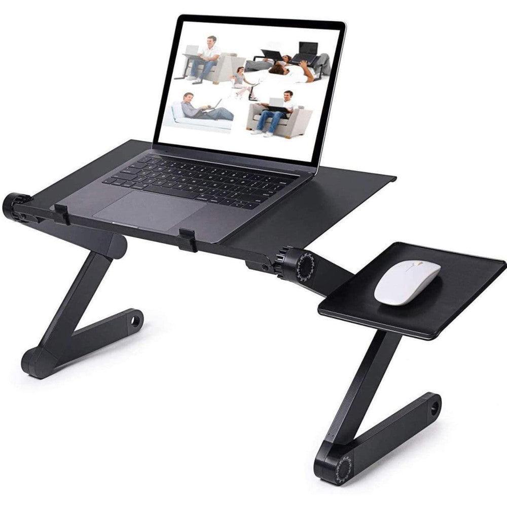 NÖRDIC Notebook Holder Folding og justerbar Opptil 17 "Laptop Site Table Laptop
