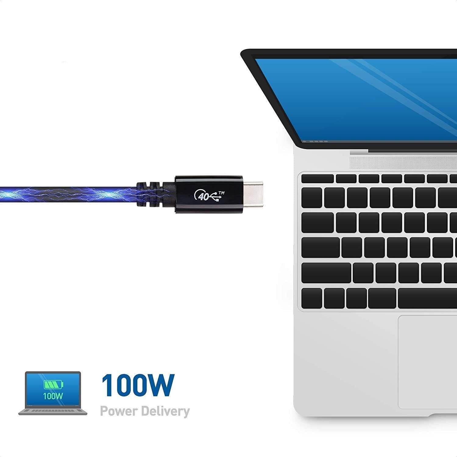 NÖRDIC USB4 Cable 1M 40Gbps Data 8K Video PD 100W