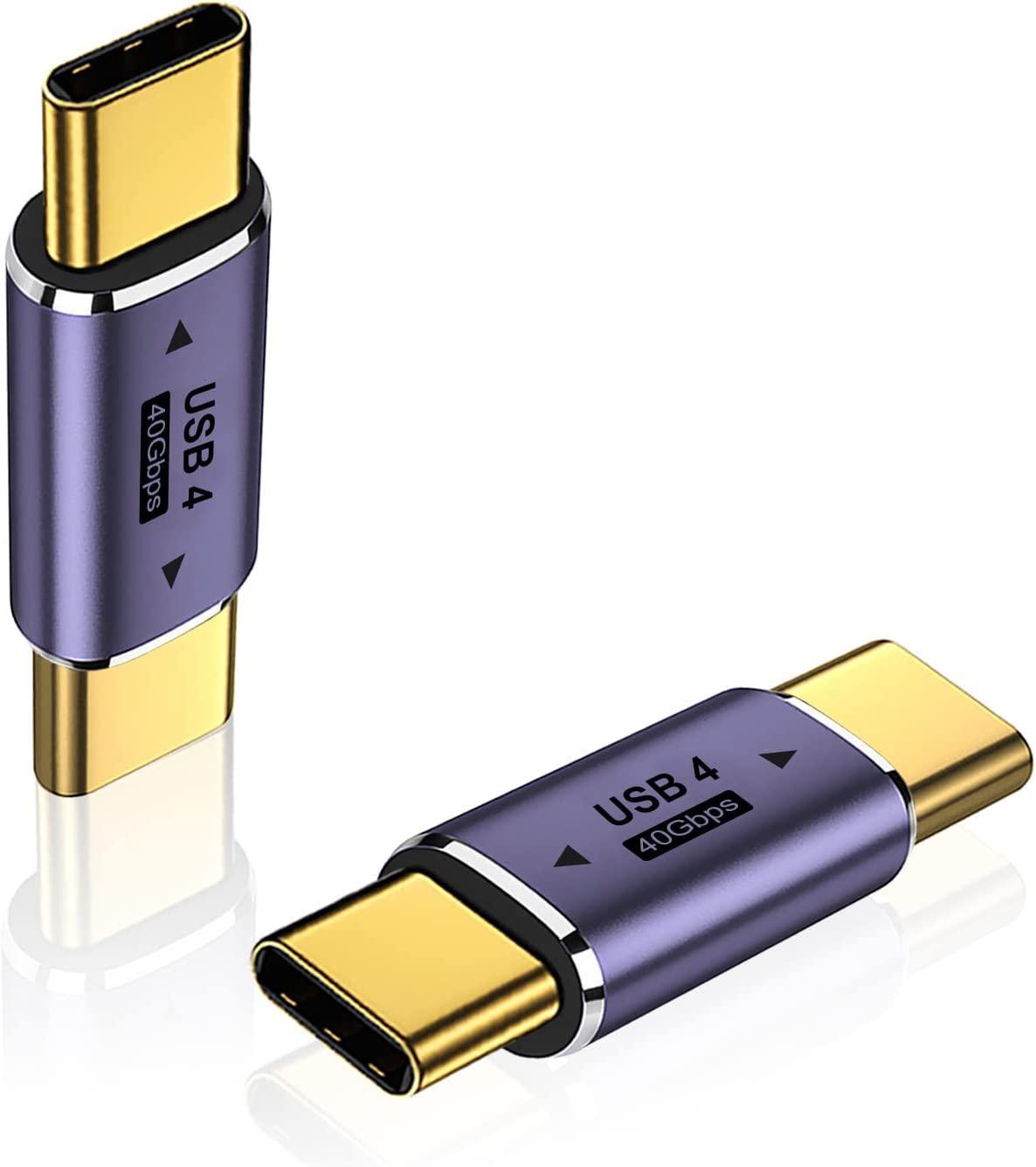 NÖRDIC USB4 adapter hann til hann 40G 8K60Hz PD100W