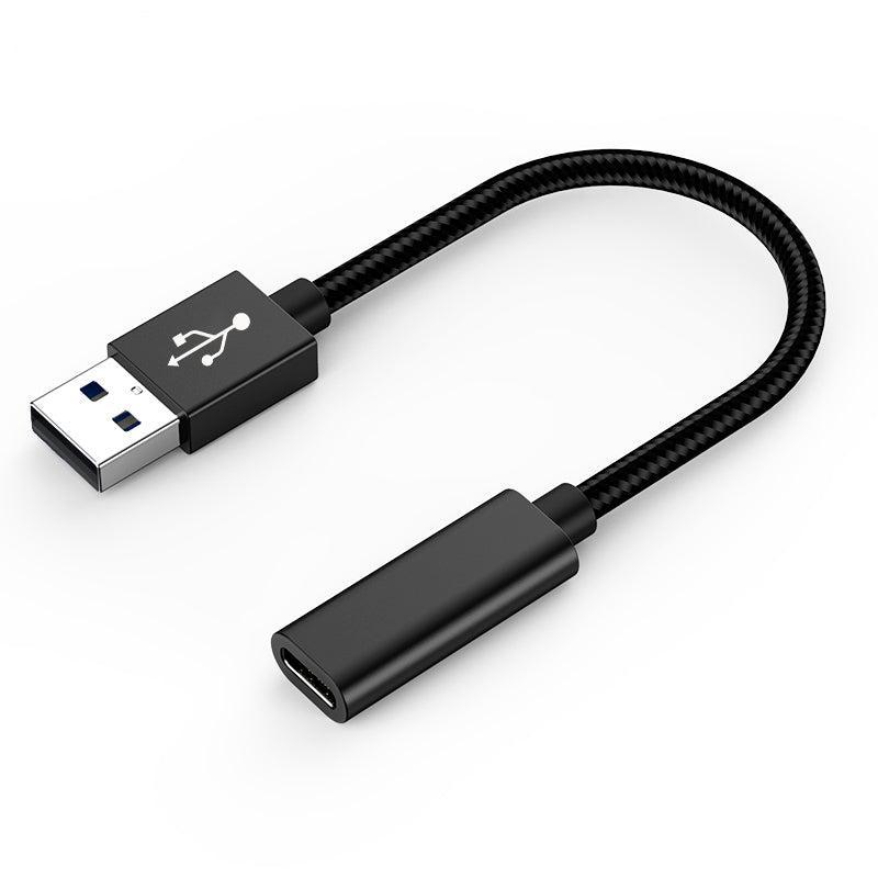 NÖRDIC USB C til OTG USB En adapter Metal Black 50cm