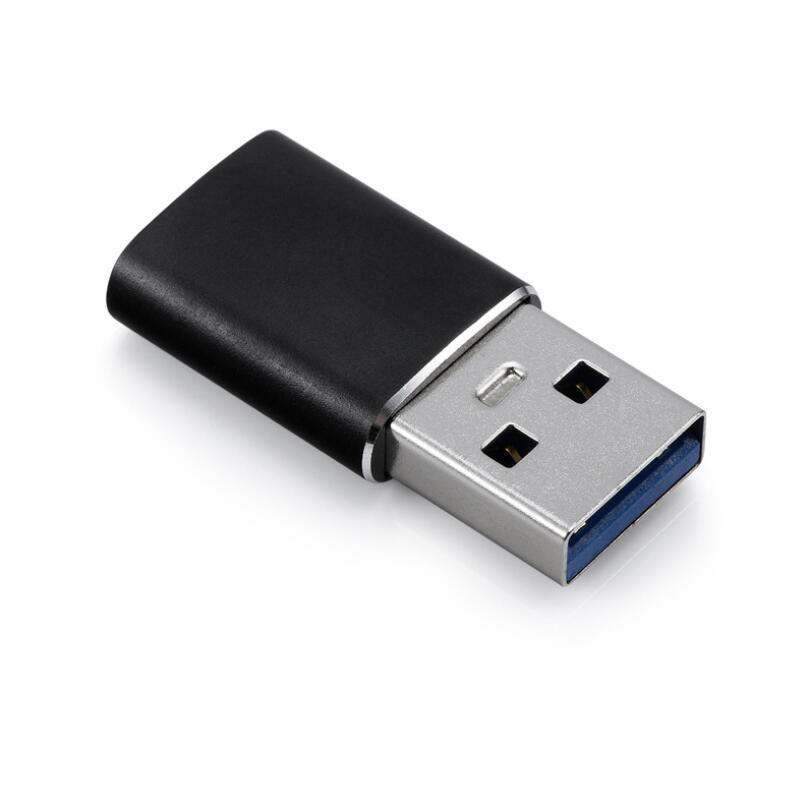 NÖRDIC USB C til OTG USB En adapter Metal Black
