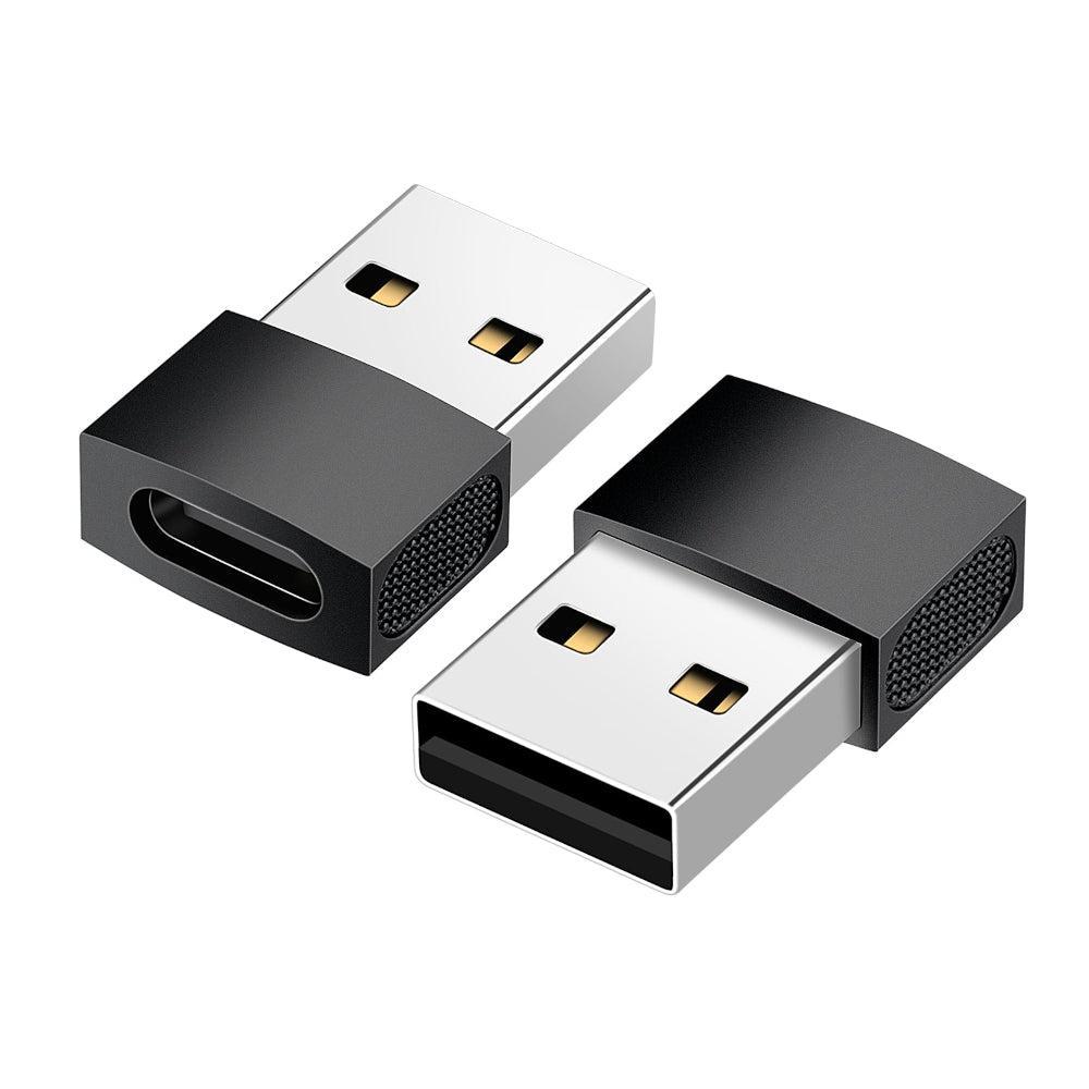 NÖRDIC USB c til OTG USB en mini adapter metall svart