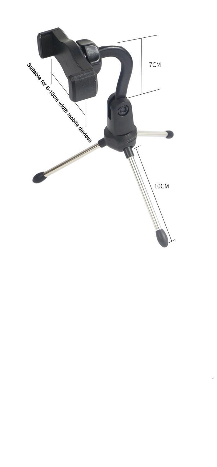 NÖRDIC Universal Tripod Stand og Holder for mobiltelefoner 360 Roterbar