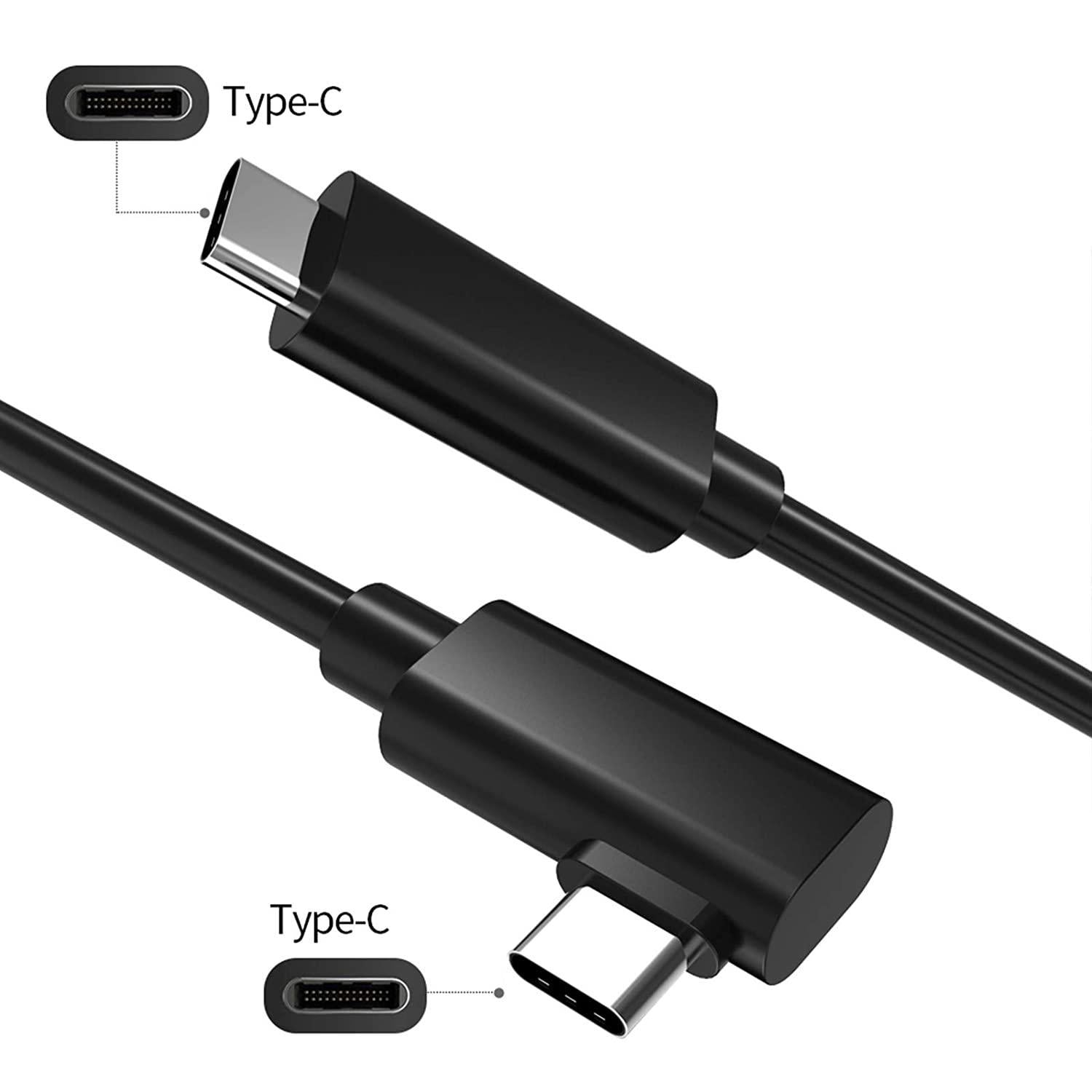 NÖRDIC VR Link-kabel 3m USB3.2 Gen1 USB-C til C 5Gbps 3A hurtiglading Oculus Quest 2 Super Speed USB Link-kabel