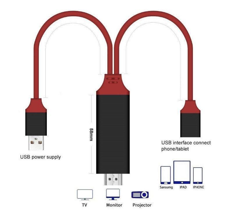 NÖRDIC adapter Type C til HDTV 4K