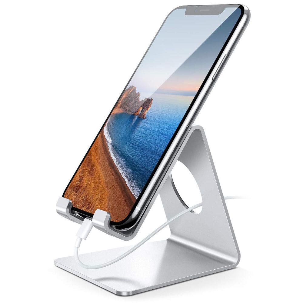 NÖRDIC aluminium justerbar universell tabellstand for mobiltelefon tabletter iPhone iPad Holder roterbar mobilstand