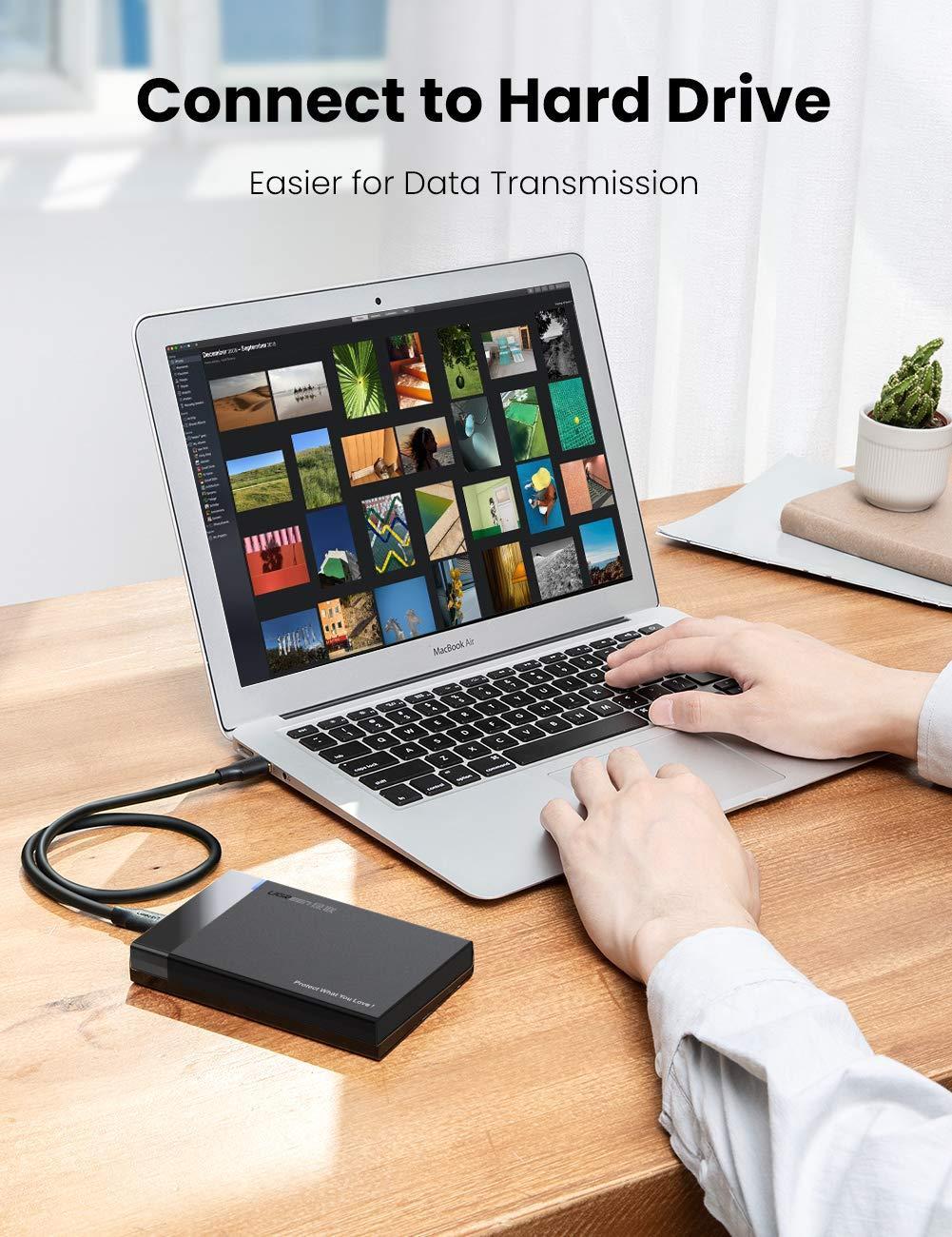 Ugreen USB3.1 Kabel type A mann til TYPE A mann 5Gbps 50cm USB3.0